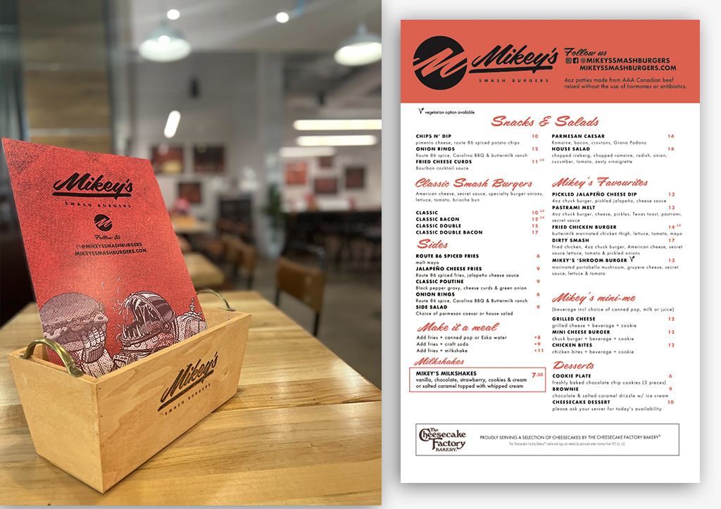 Mikeys – Branding